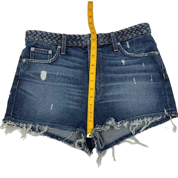 Revolve Tularosa Emma High-Rise Short 100% Cotton in Copacabana Size 30 - Picture 10 of 11